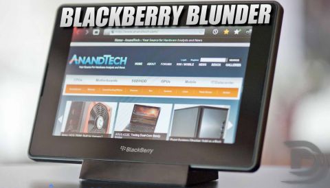 Blackberry Design was failed